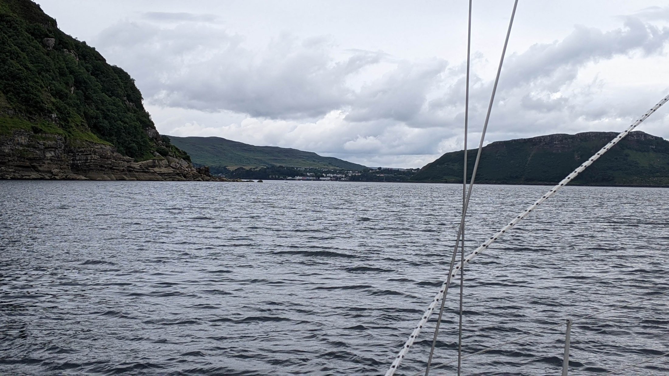 Approaching Portree