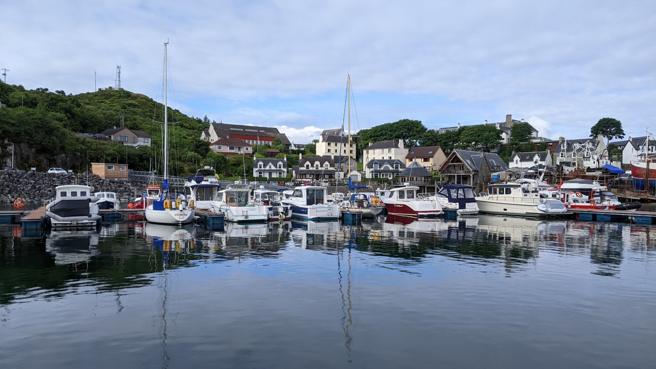 Mallaig Harbour and Town