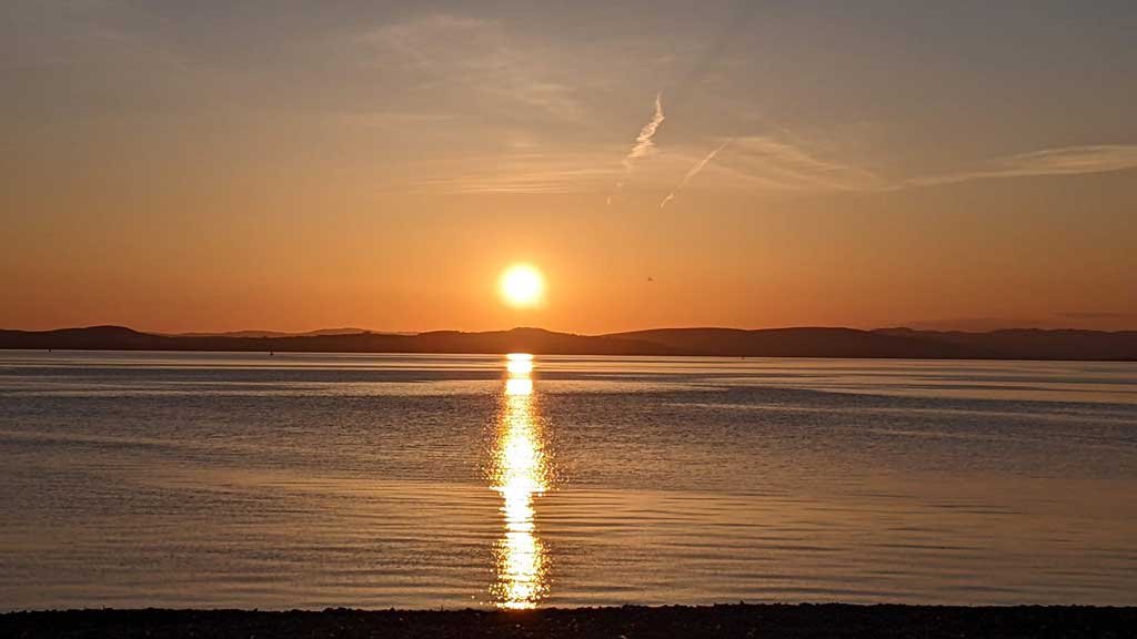 Sunset over Bute