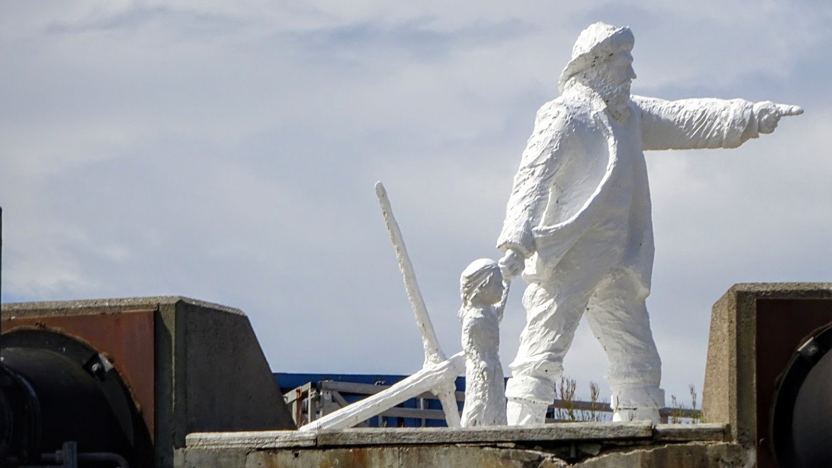 Sculpture At Mallaig Harbour